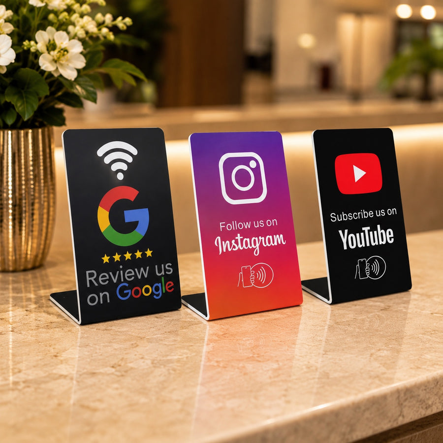 NFCスタンド デフォルトデザイン Google Instagram YouTube 商品イメージ